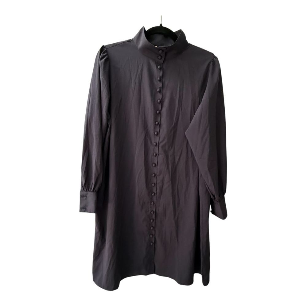 Farrow Button Shirt Dress in Navy Size S
